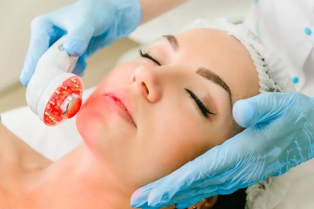 woman having non-surgical Morph8 treatment Bagshot